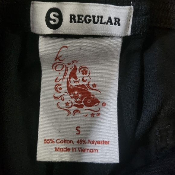 Koi 713-R Comfort 5 pocket Scrub Pants Size Small - Picture 7 of 9